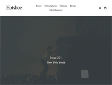Tablet Screenshot of hotshoemagazine.com